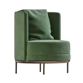 Green Armchair Redner